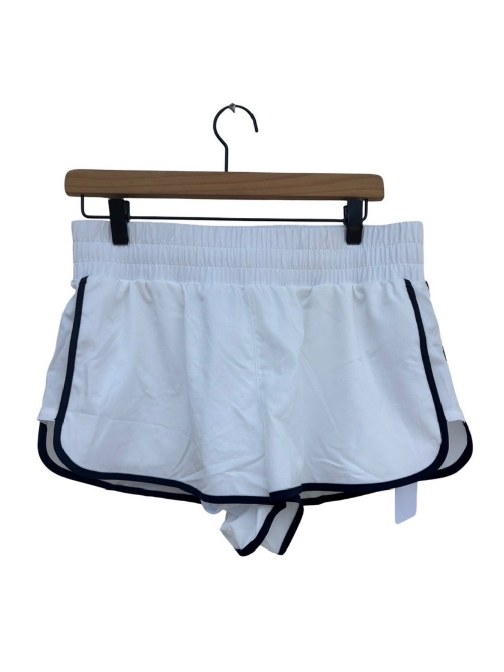 NWT Varley Arlington Running Short 2 White Navy Trim Women's Size‎ S - Picture 3 of 4